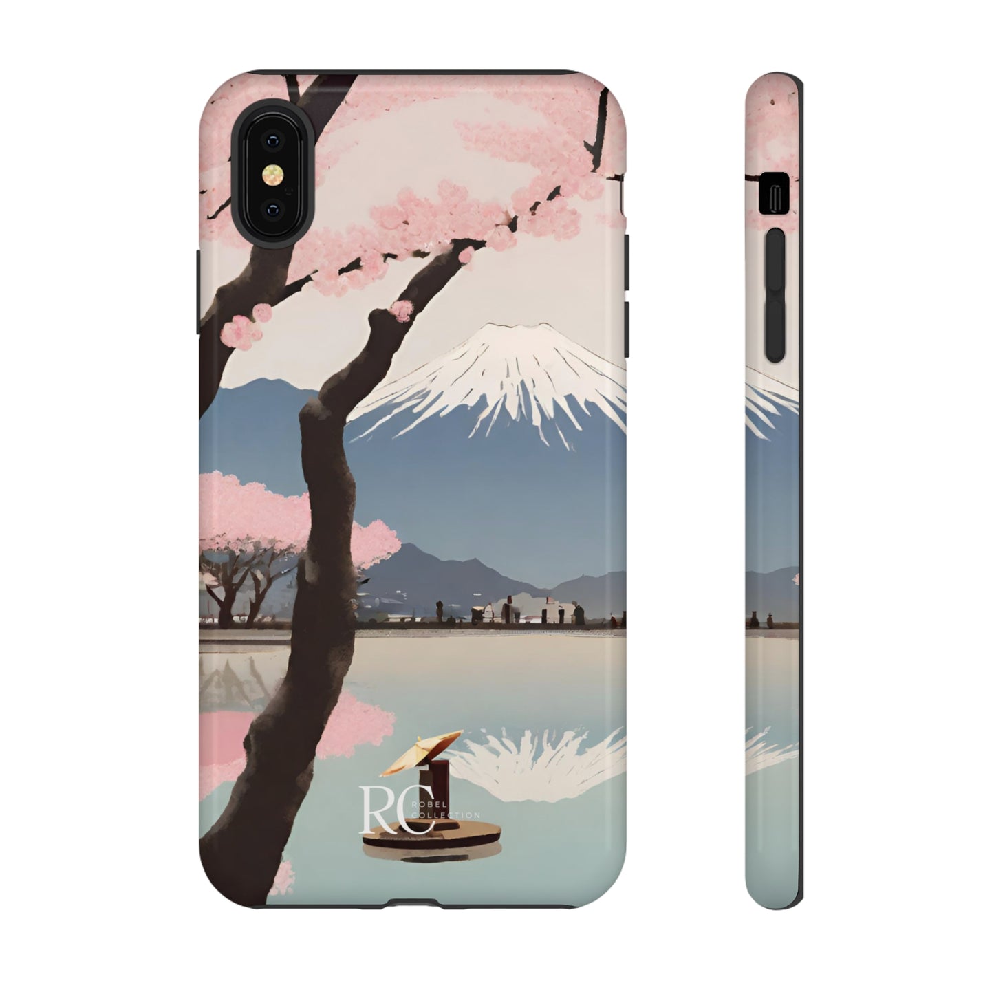 Cherry Blossom Japan Minimalist Tough iPhone Case