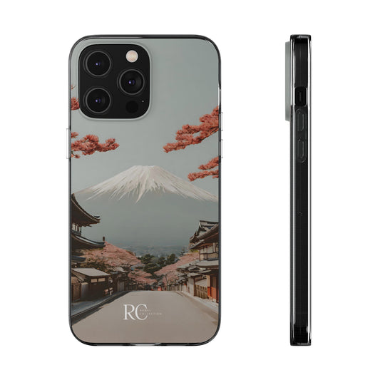 Mt. Fuji Japan Minimalist Soft Phone Case