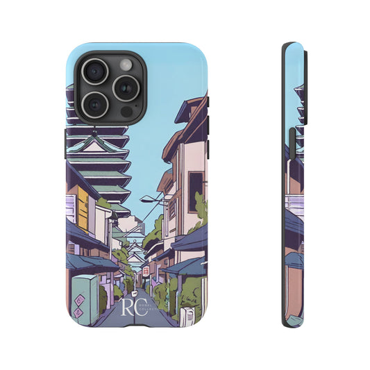 Japanese Village Anime Tough iPhone & Android Case