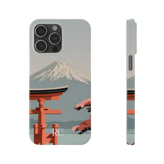Mt. Fuji Japan Minimalist Slim iPhone Case
